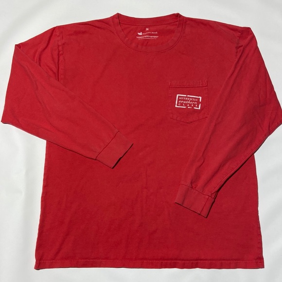 Southern Marsh Collection Long Sleeve Shirt. Red. X-Large. - Picture 2 of 8
